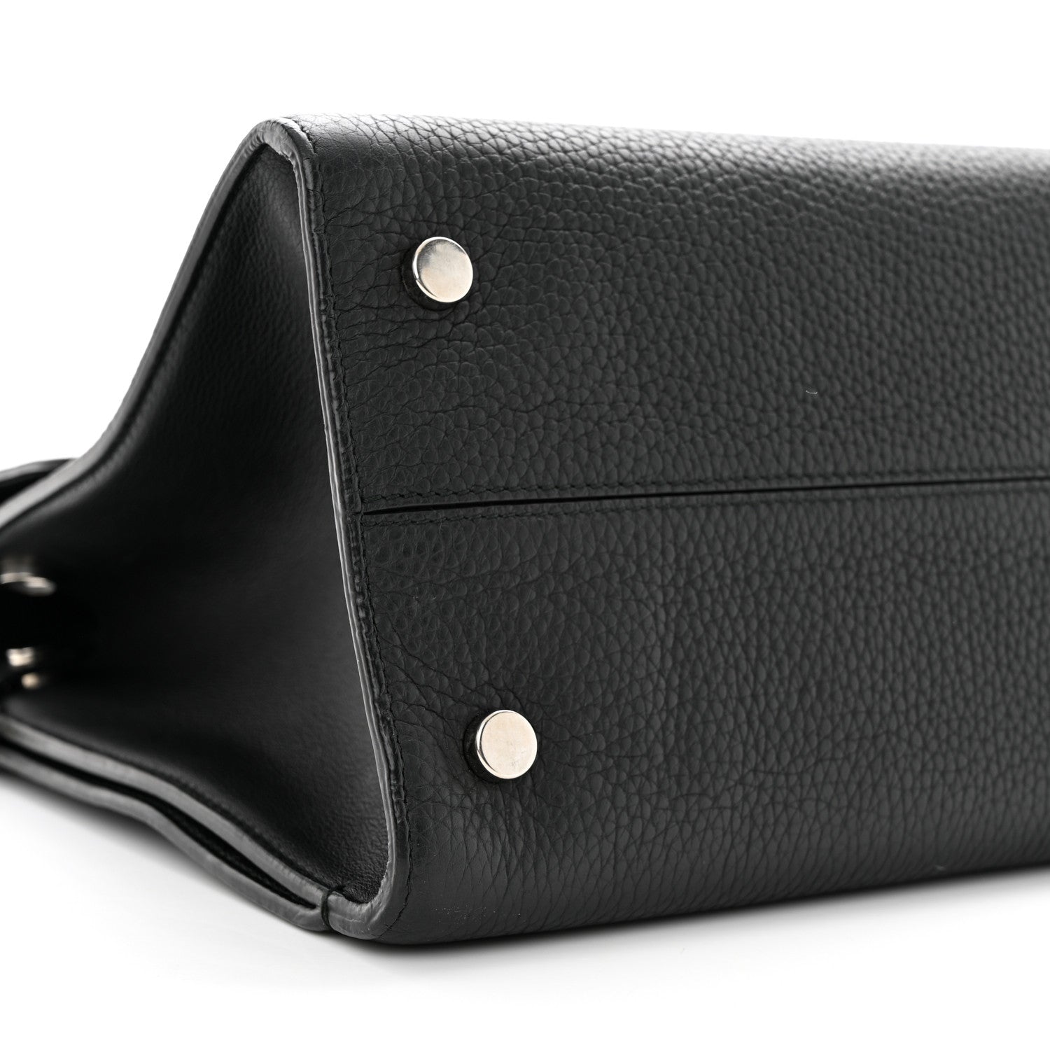 Christian Dior Grained Calfskin Medium Diorever Flap Black 9 of 18