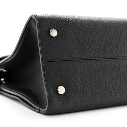 Christian Dior Grained Calfskin Medium Diorever Flap Black 9 of 18