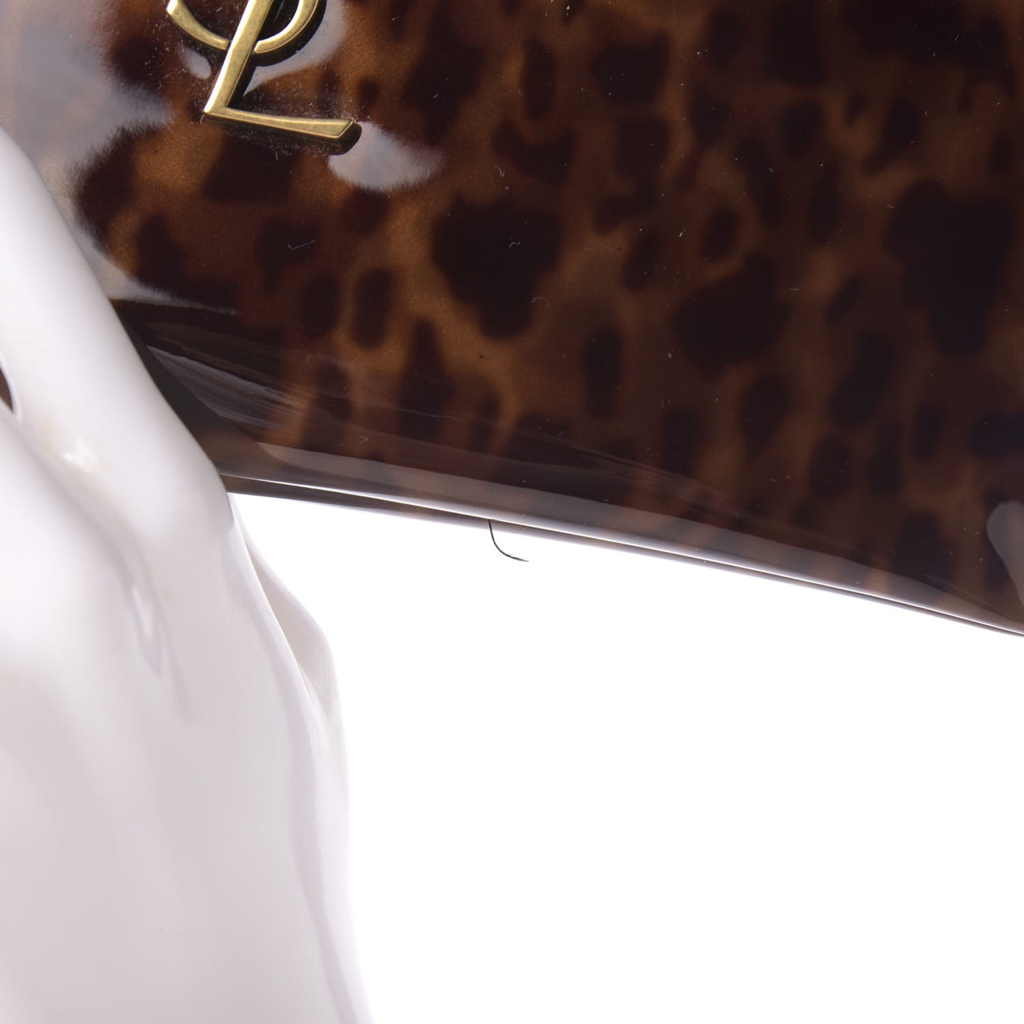 Patent Monogram Bill Pouch Tortoiseshell