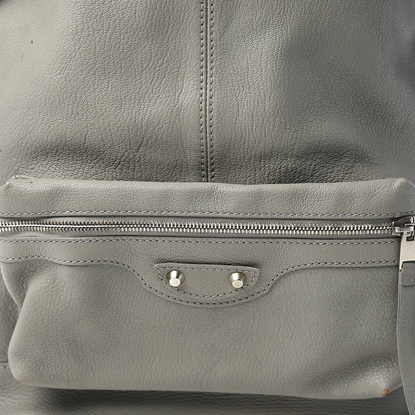 Chevre Classic Hardware Backpack Gray