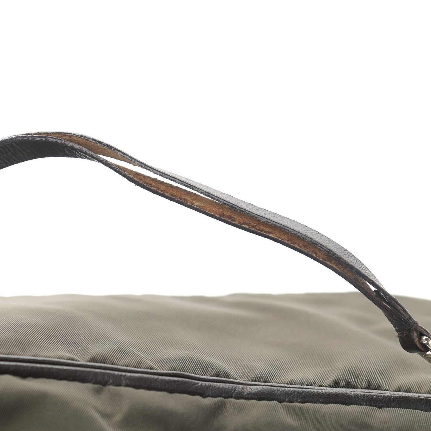 Tessuto Nylon Messenger Bag Green