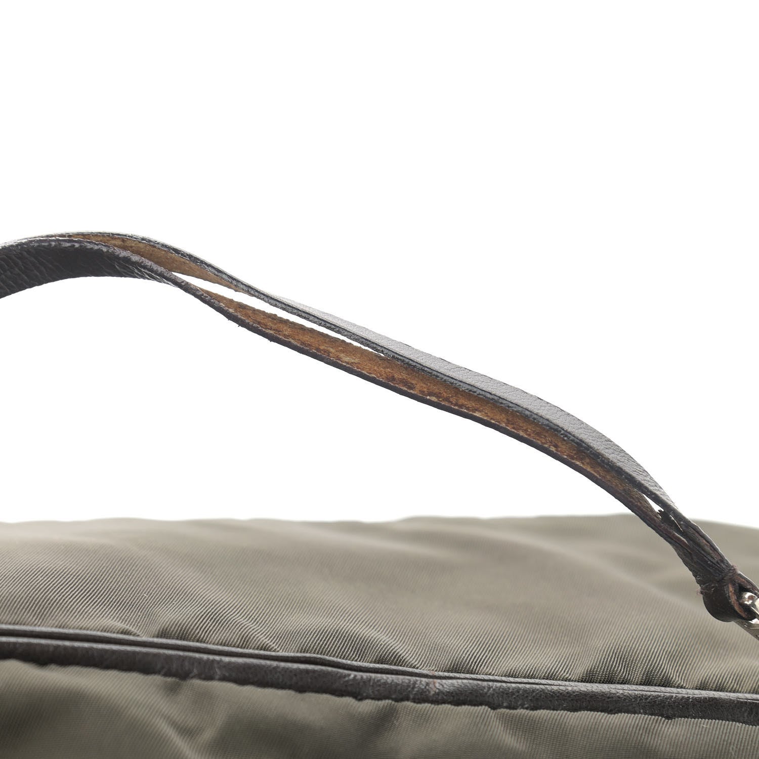 Prada Tessuto Nylon Messenger Bag Green 14 of 14