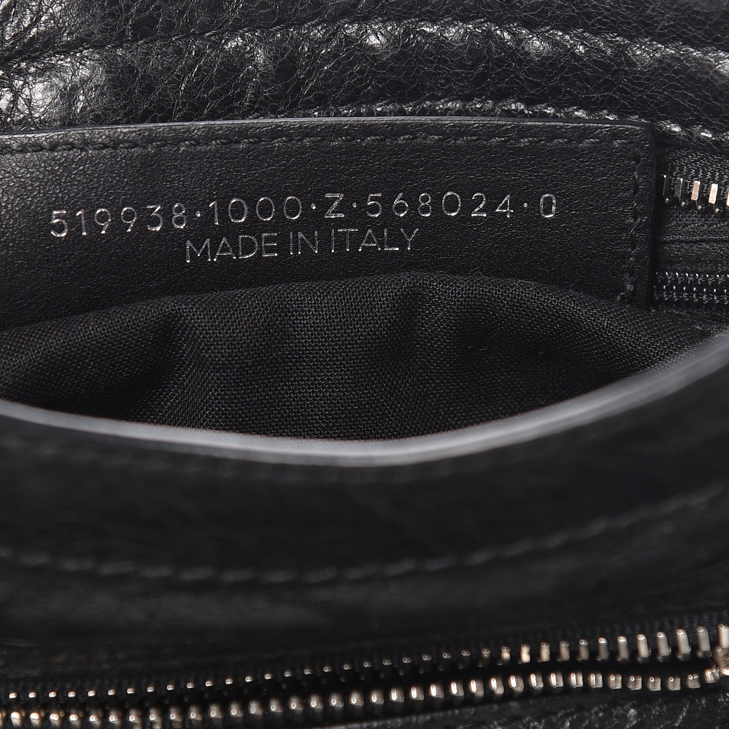 Agneau Giant 12 Silver Hardware Mini City Black