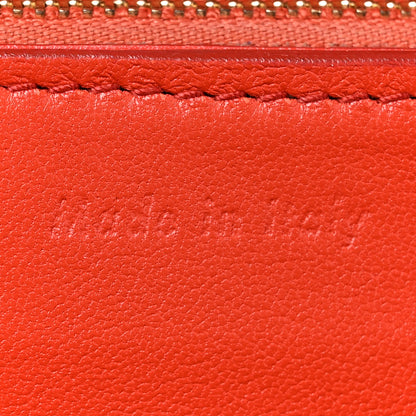 Celine Calfskin Medium Classic Box Flap Bag Red 8 of 16