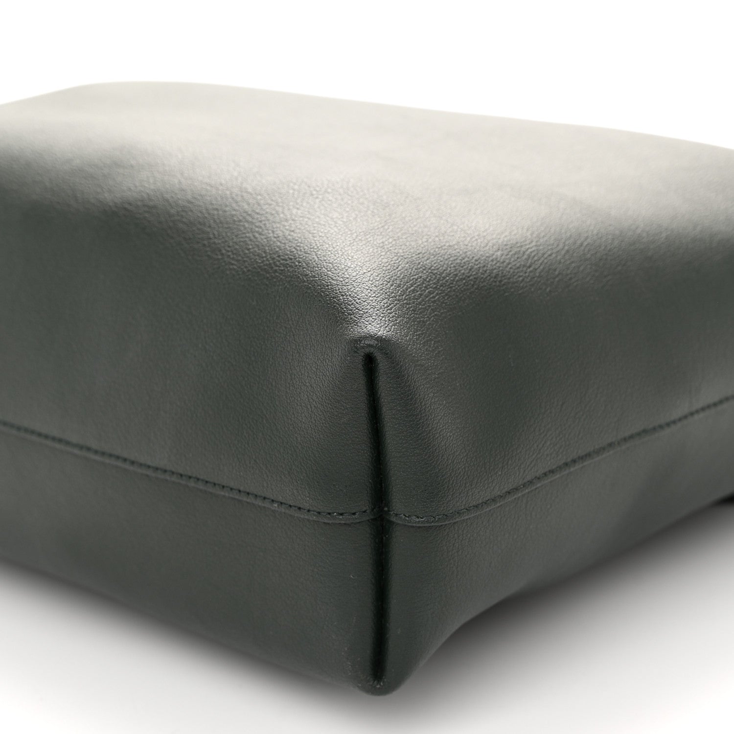 Saint Laurent Calfskin North-South Shopping Tote Green 10 of 10