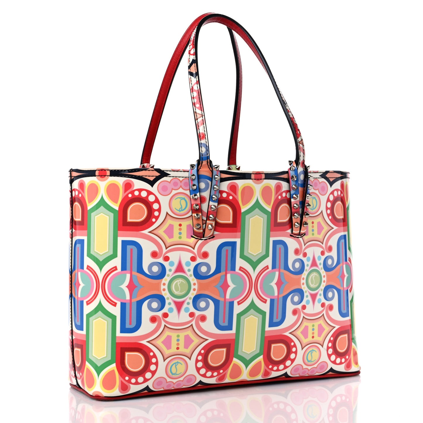 Patent Tivoli Small East West Cabata Tote Multicolor