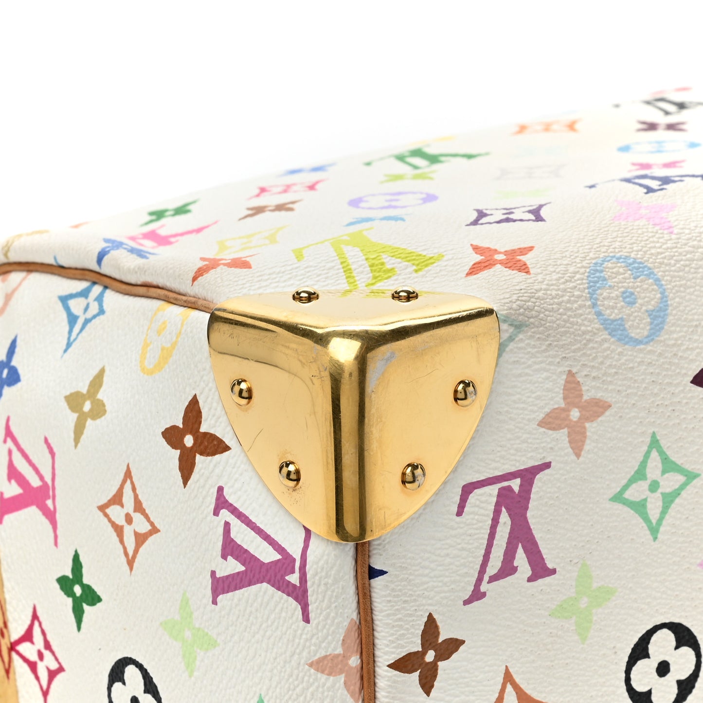 Monogram Multicolor Speedy 30 White