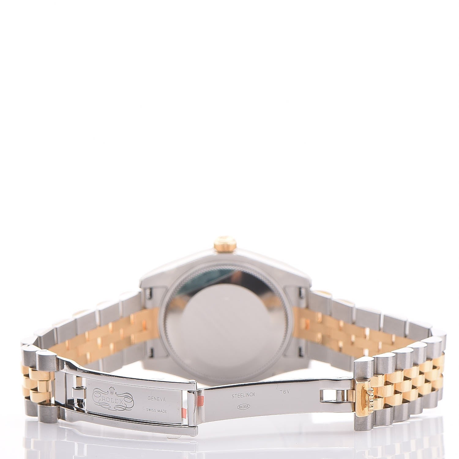 Rolex Stainless Steel 18K Yellow Gold Diamond DateJust 31mm Watch 4 of 8