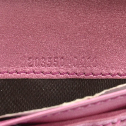 Gucci Metallic Soft Guccissima Heart Continental Wallet Fresia Rose 7 of 9