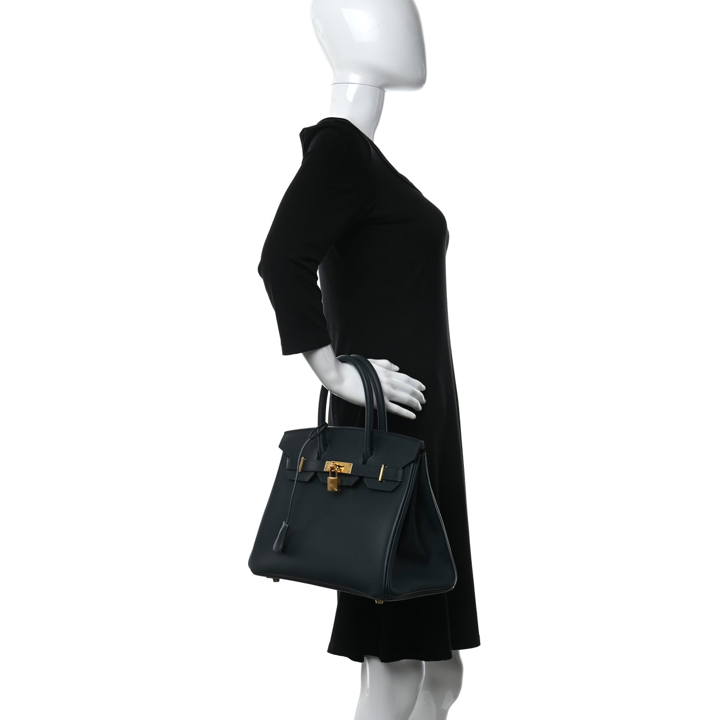 Epsom Birkin 30 Vert Cypress