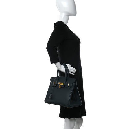 Hermes Epsom Birkin 30 Vert Cypress 2 of 10