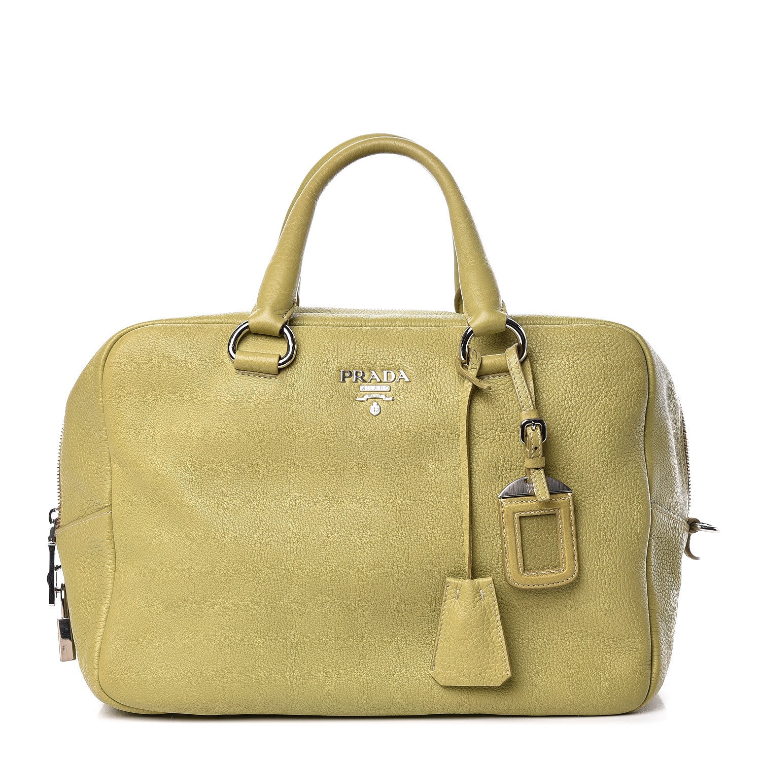Prada Vitello Daino Satchel Cedro 1 of 15