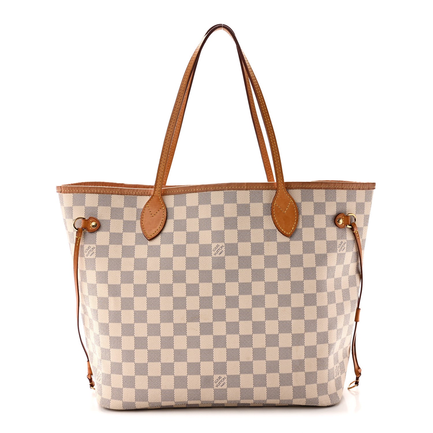 Louis Vuitton Damier Azur Neo Neverfull MM Rose Ballerine 1 of 13