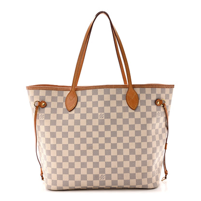Louis Vuitton Damier Azur Neo Neverfull MM Rose Ballerine 1 of 13
