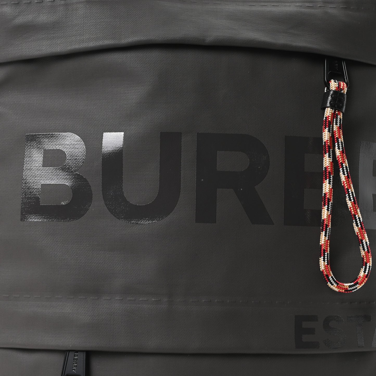 Coated Canvas Horseferry Blaze Sling Bag Grey