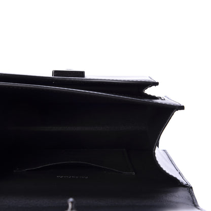 Balenciaga Box Calfskin Monochrome XS Sharp Top Handle Bag Black 6 of 10