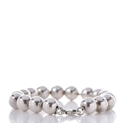 Tiffany Sterling Silver 10mm HardWear Ball Bracelet 3 of 6