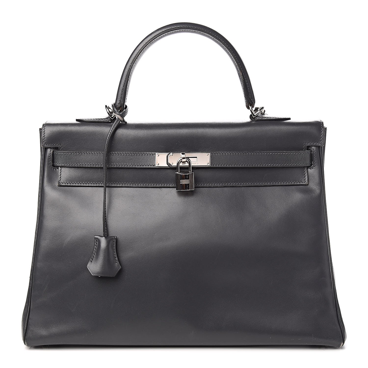 Hermes Box Kelly Retourne 35 Graphite 1 of 41