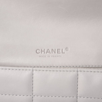 Chanel Lambskin Chocolate Bar 5 Chain Flap White 7 of 8