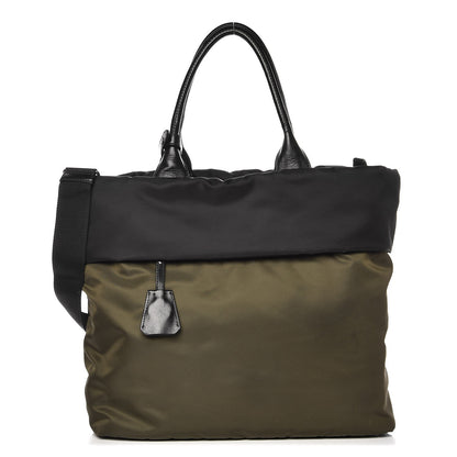 Prada Tessuto Nylon Tote Militare 1 of 9