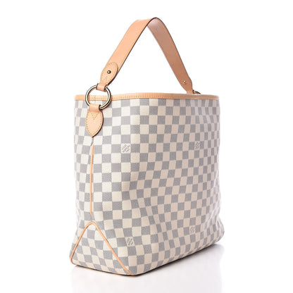 Louis Vuitton Damier Azur Delightful MM Rose Ballerine 3 of 10