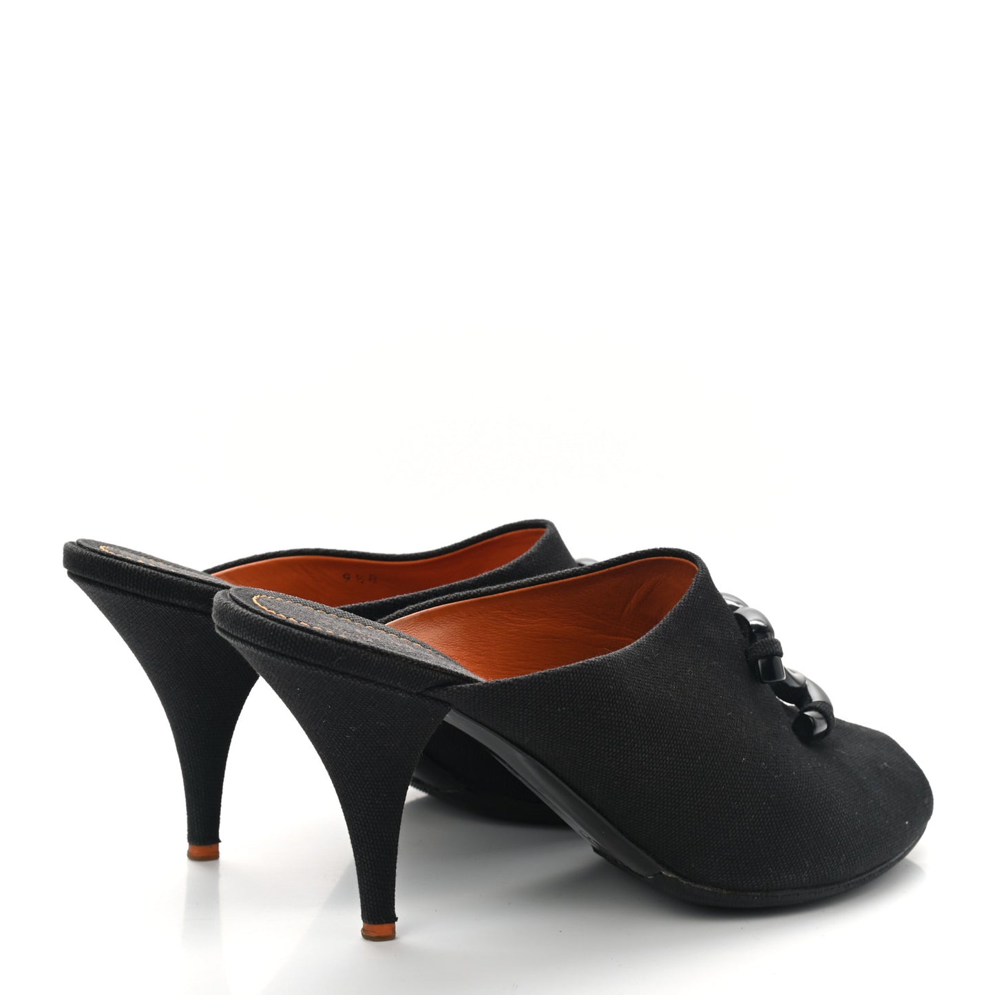 Denim CC Mules 39.5 Black