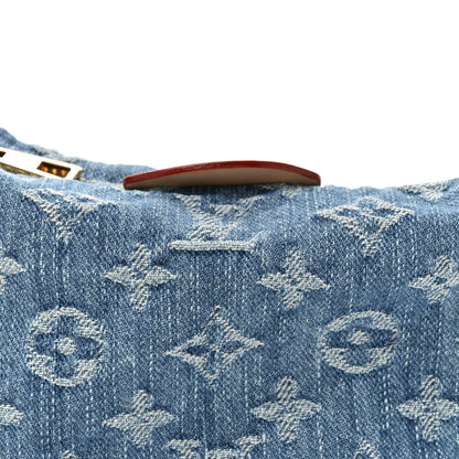 Louis Vuitton Monogram Denim Hills Pochette Blue 7 of 10