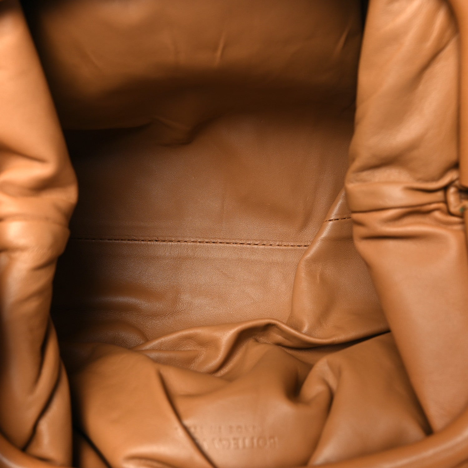 Bottega Veneta Nappa Intrecciato Teen Pouch Caramel 5 of 11