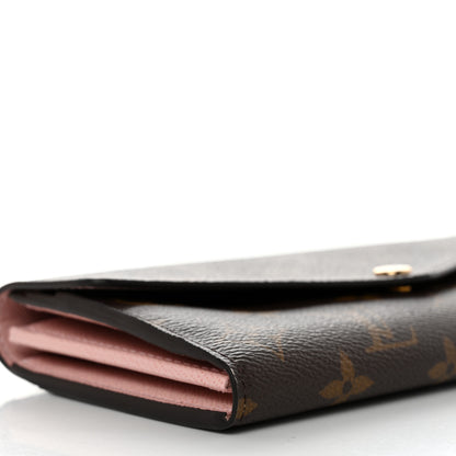 Louis Vuitton Monogram Sarah Wallet NM Rose Ballerine 8 of 9
