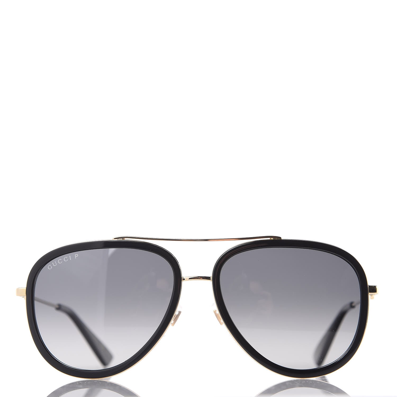 Gucci Aviator Sunglasses GG0062S Black Gold 4 of 7