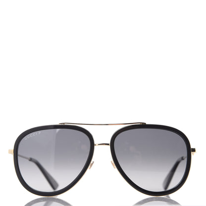 Gucci Aviator Sunglasses GG0062S Black Gold 4 of 7