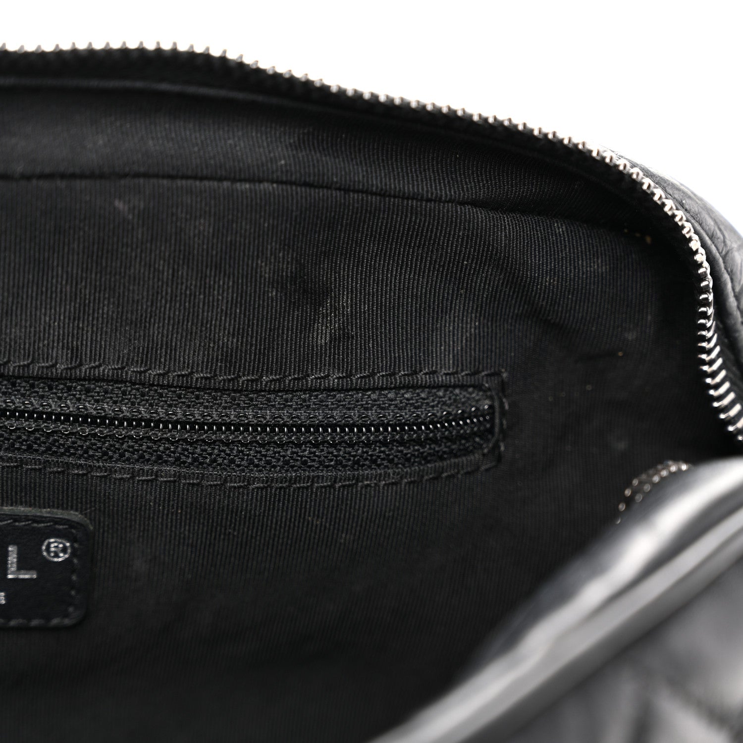 Chanel Crumpled Calfskin Quilted Medium Casual Rock Flap Black 13 of 13