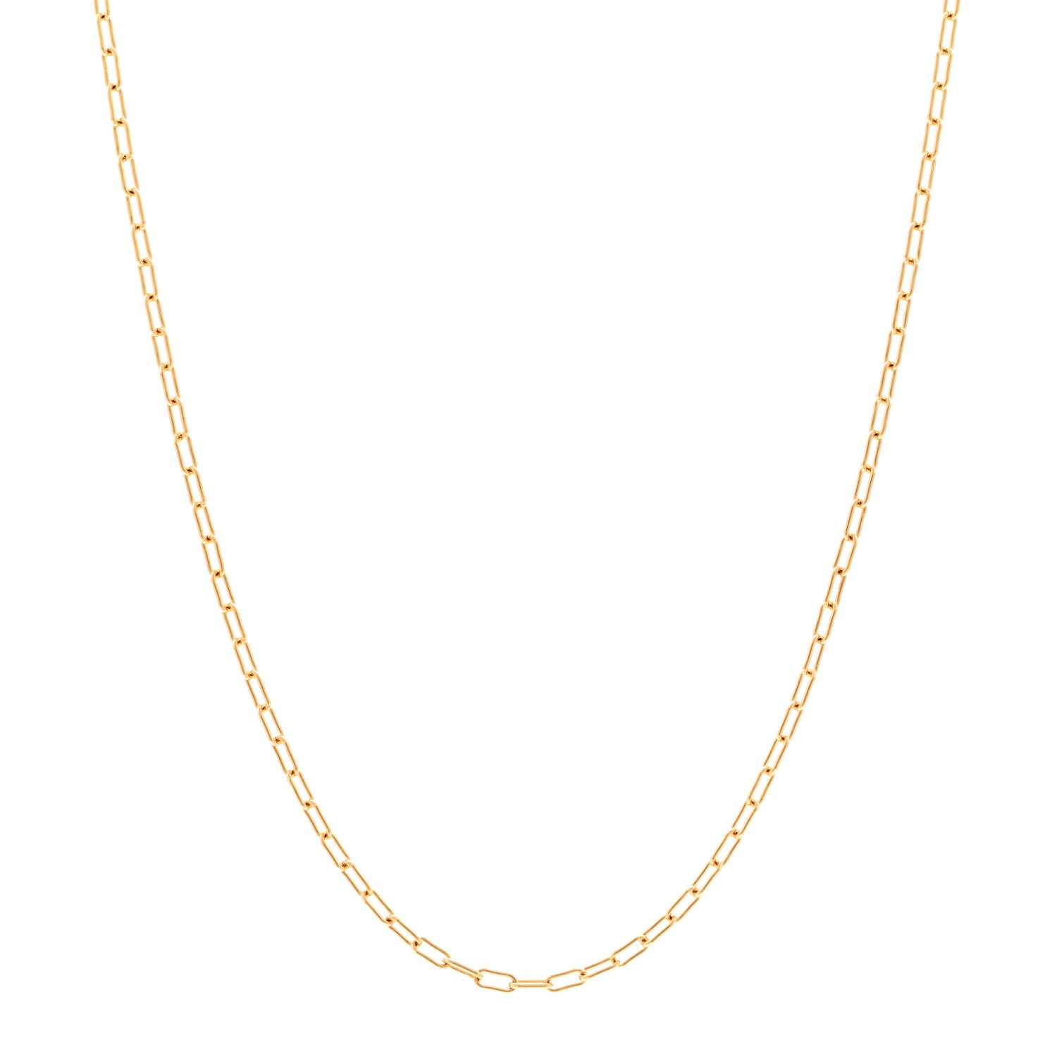 Saint Laurent Metal Chain Necklace Gold 1 of 6