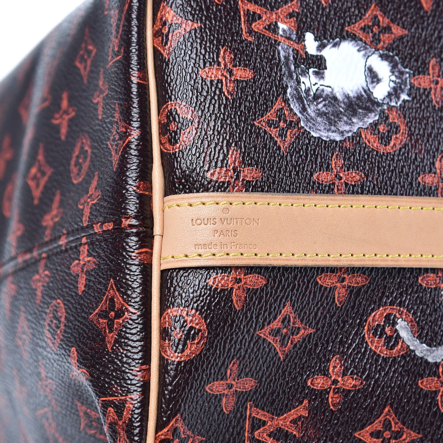 Louis Vuitton Catogram Speedy Bandouliere 30 Marron 7 of 10