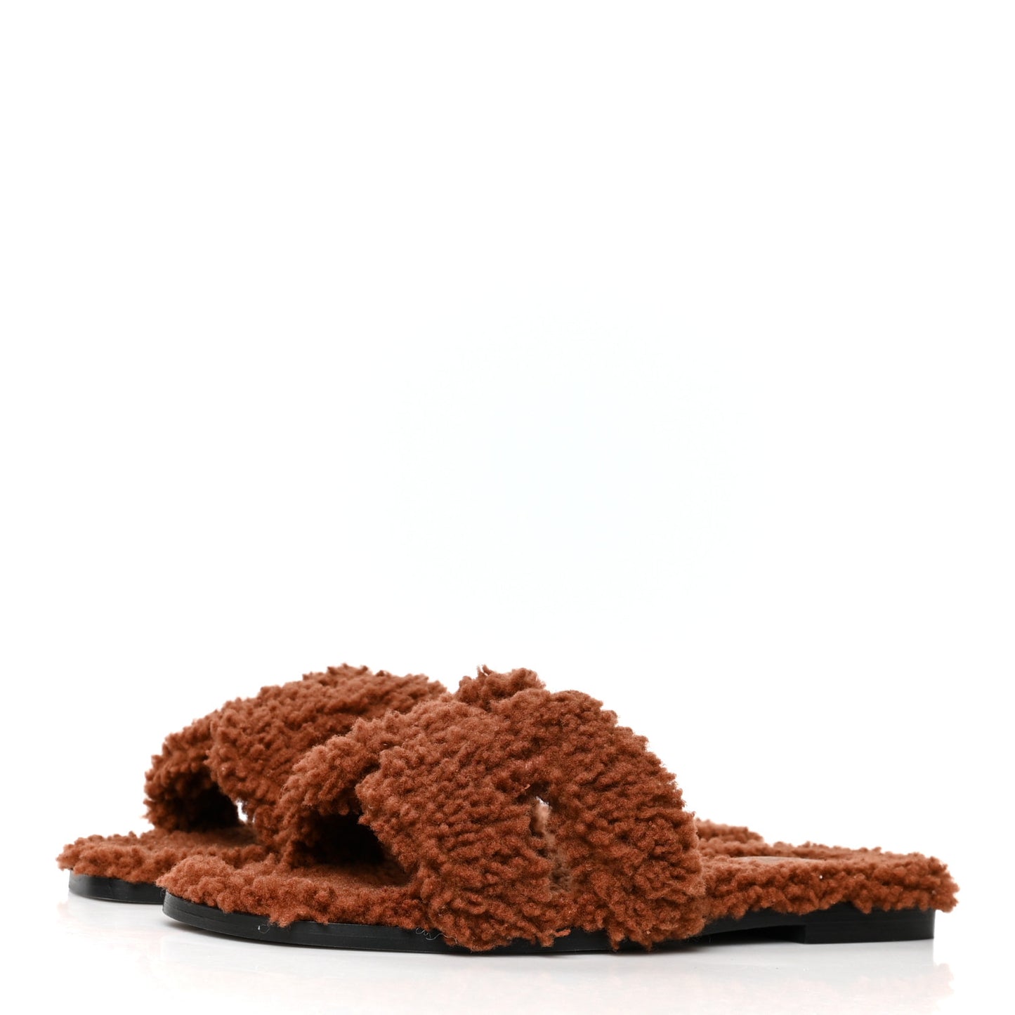 Woolskin Oran Sandals 38 Cognac