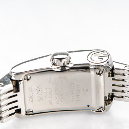 Gucci Stainless Steel Diamond Mother of Pearl 15mm 8600L Quartz Watch 6 of 7