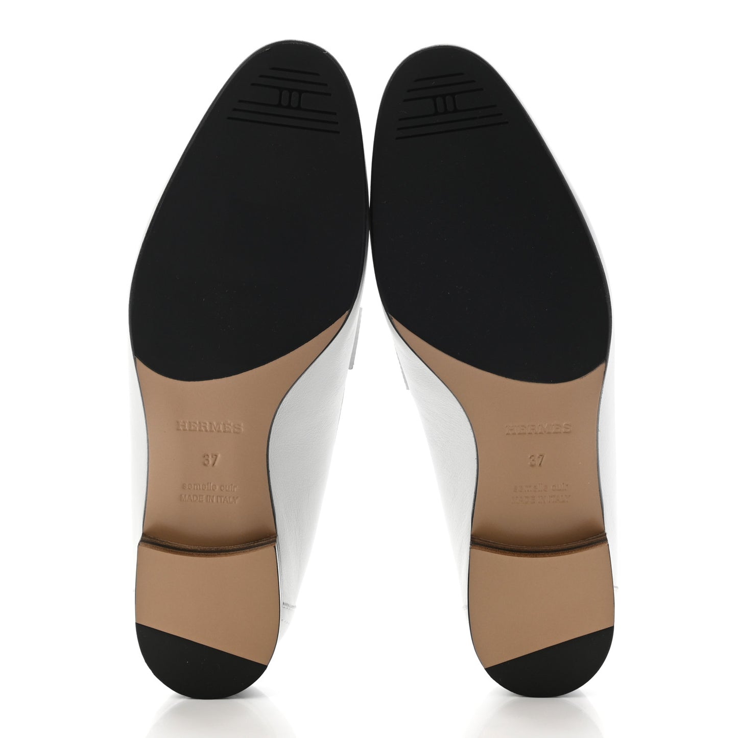Calfskin Womens Paris Loafers 37 White Bois De Santal