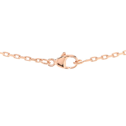 Hermes Lacquered Rose Gold Mini Pop H Pendant Necklace Rose Dragee 5 of 8