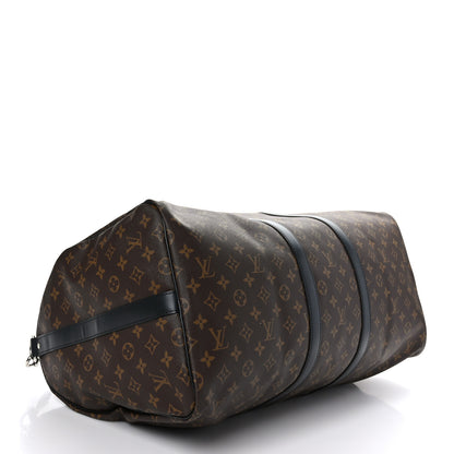 Louis Vuitton Monogram Macassar Keepall Bandouliere 55 4 of 10