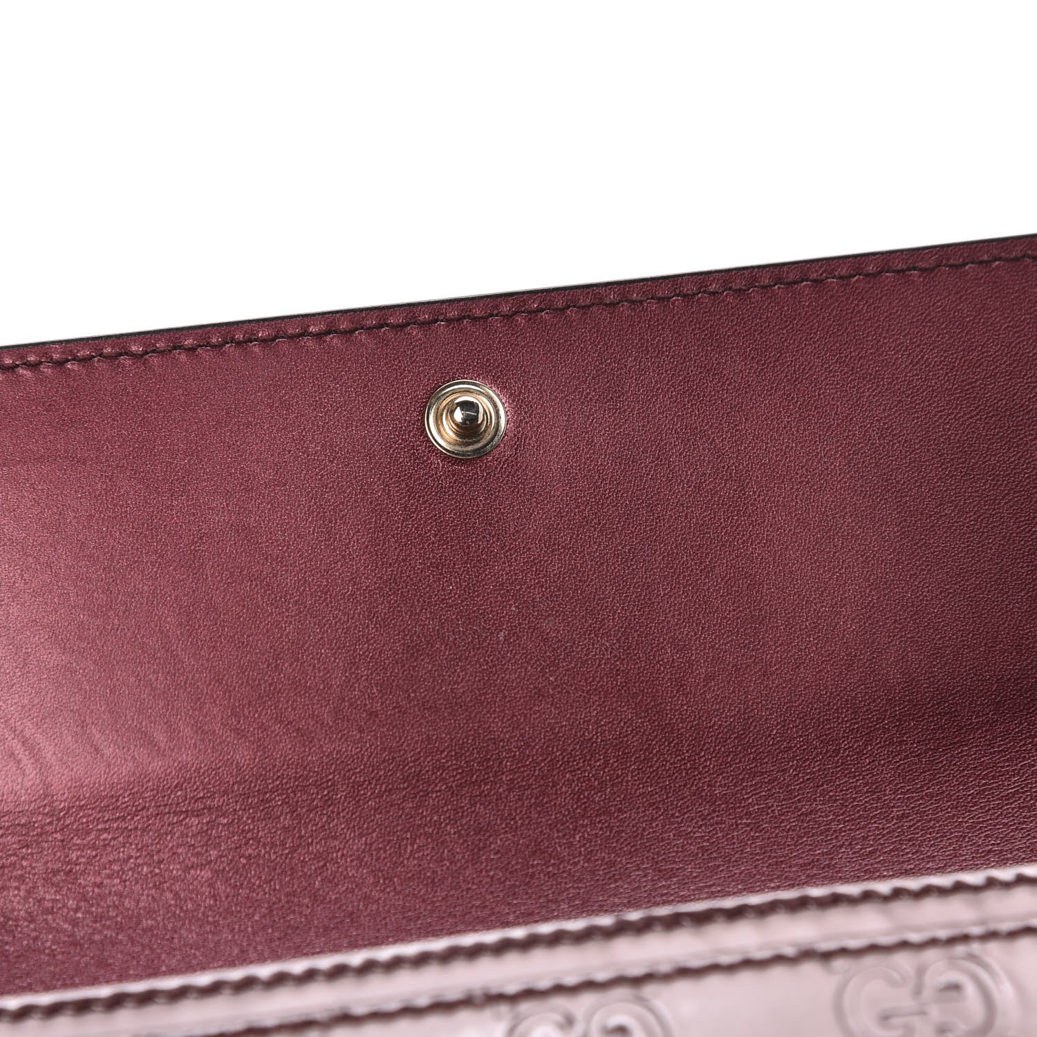 Gucci Shine Guccissima Lovely Heart Continental Wallet Scarlatto 10 of 10