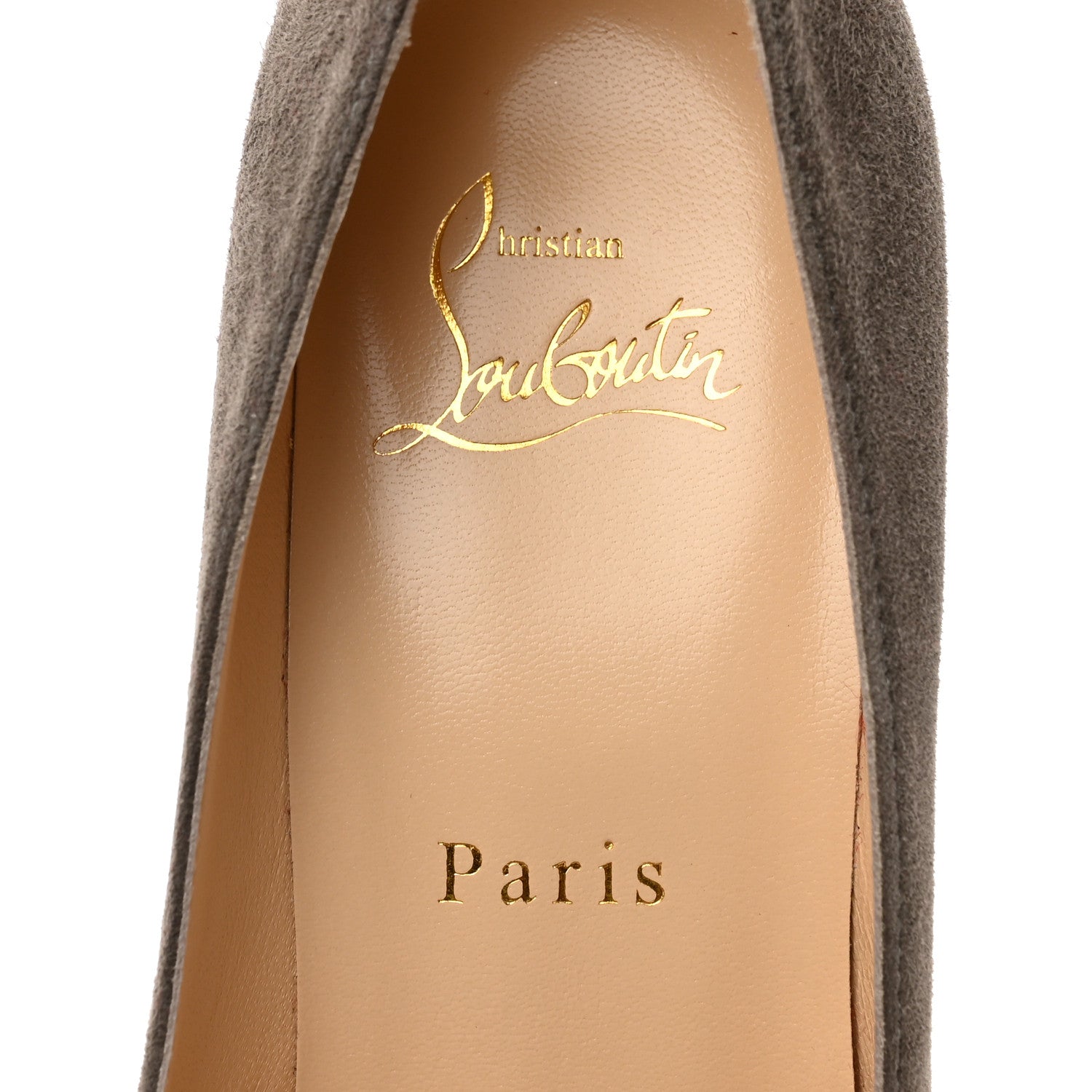 Christian Louboutin Veau Velours Decoltish 85 Pumps 36.5 Roche 6 of 8