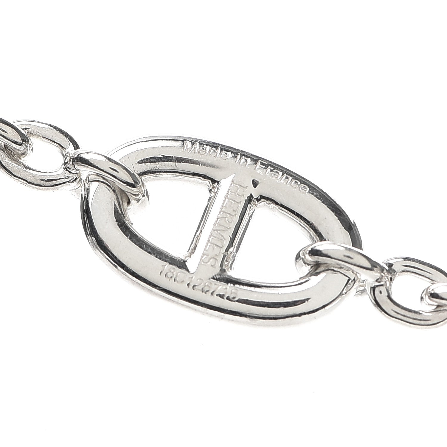 Hermes Sterling Silver Farandole Necklace 120 4 of 5