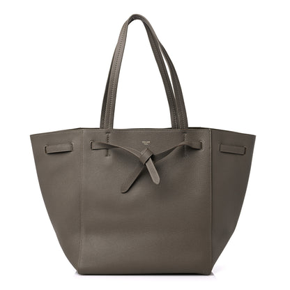Celine Soft Grained Calfskin Small Belt Cabas Phantom Taupe 1 of 12
