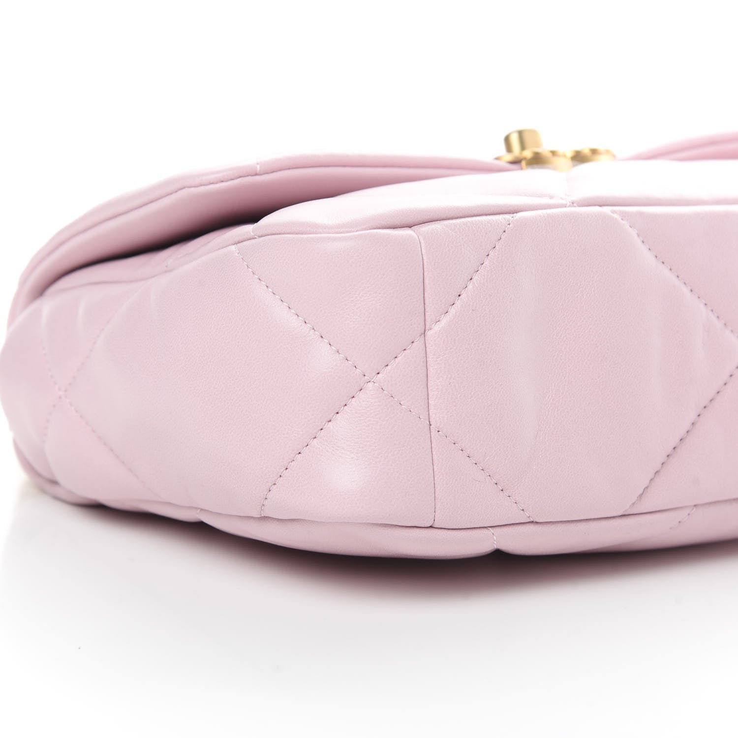 Chanel Lambskin Quilted Medium 19 Flap Light Pink 9 of 11