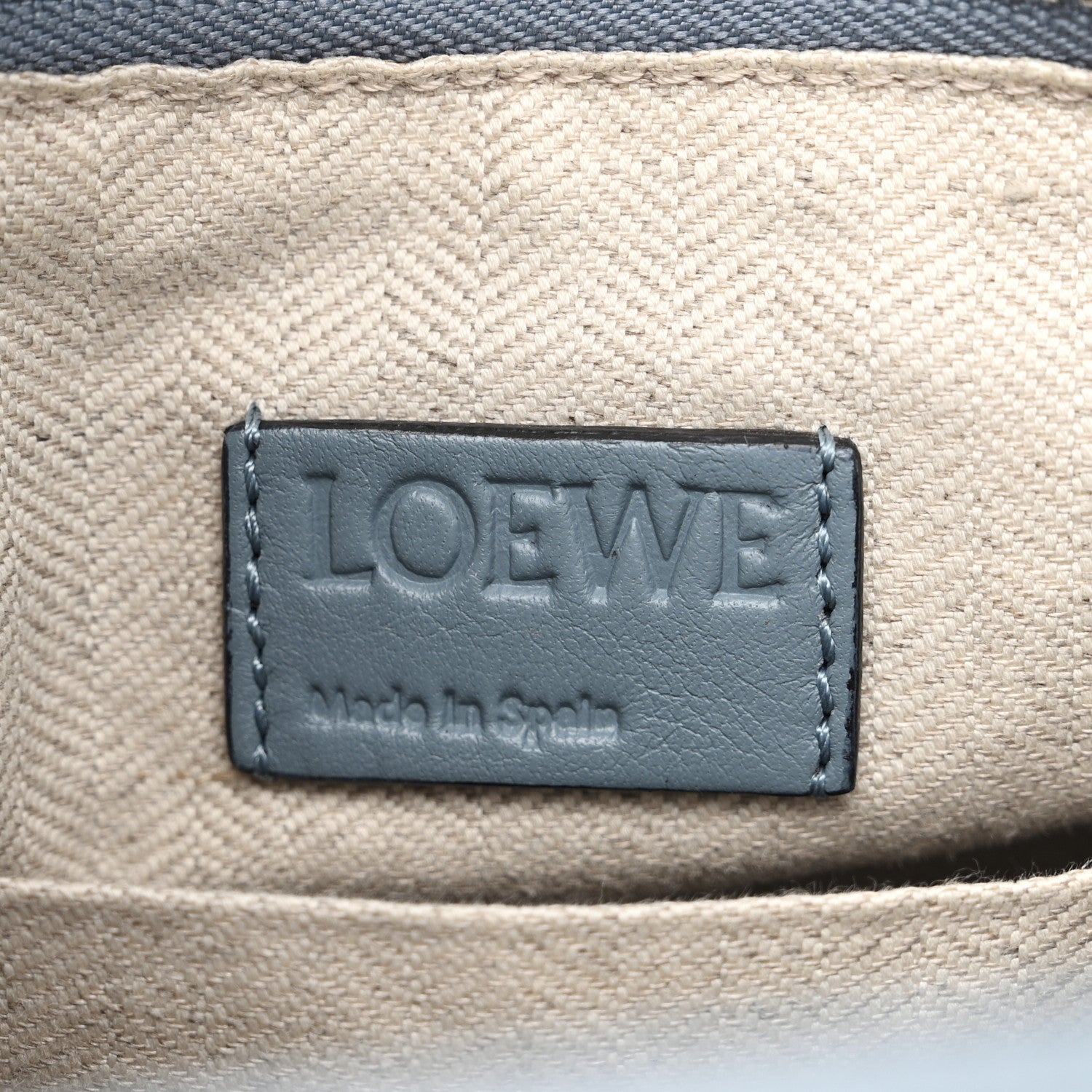 Loewe Calfskin Medium Puzzle Bag Stone Blue 6 of 11