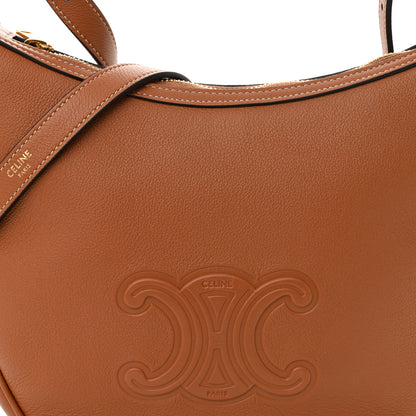 Celine Supple Calfskin Small Triomphe Heloise Shoulder Bag Tan 8 of 10