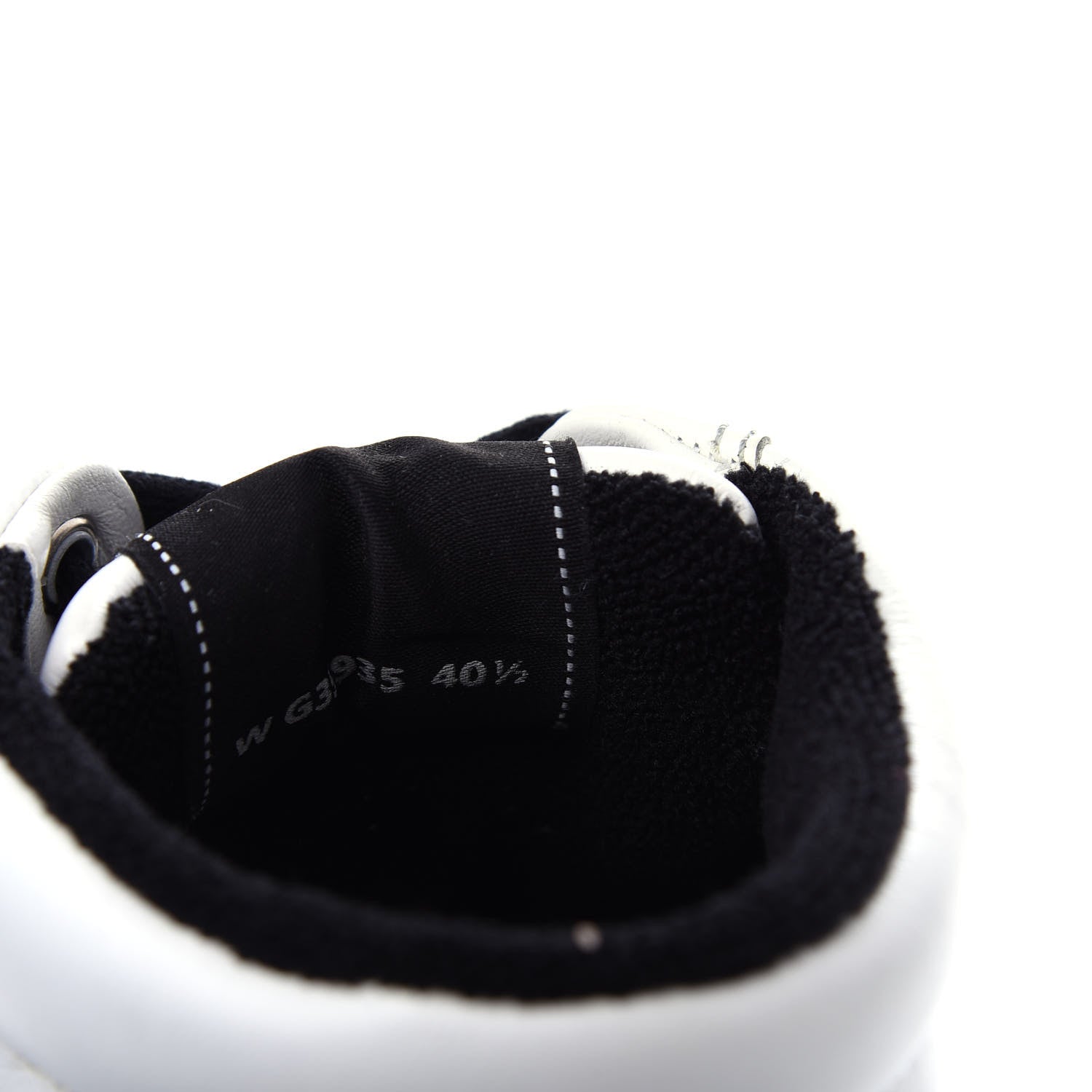 Chanel Calfskin Womens Logo High Top Sneakers 40.5 Black White 10 of 12