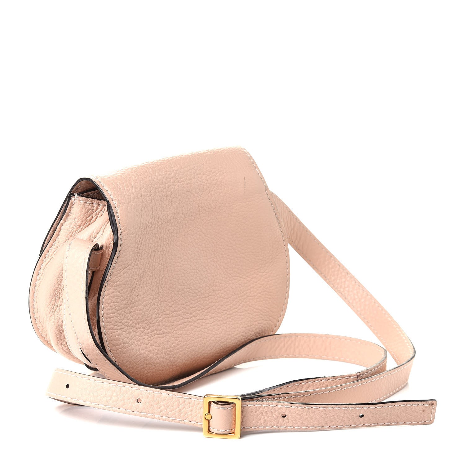 Chloe Calfskin Mini Marcie Round Crossbody Bag Blush Nude 3 of 8