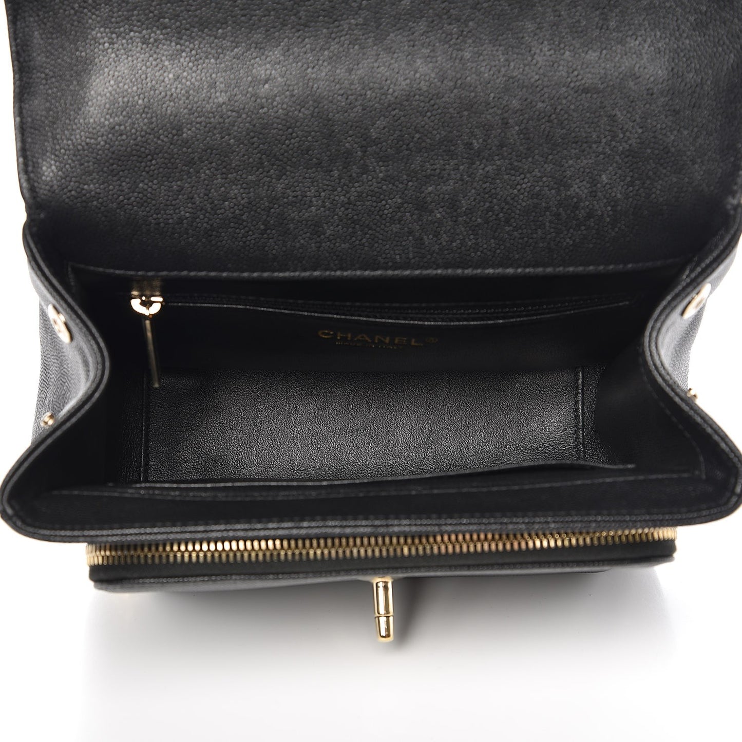 Caviar Quilted Medium Business Affinity Flap Black