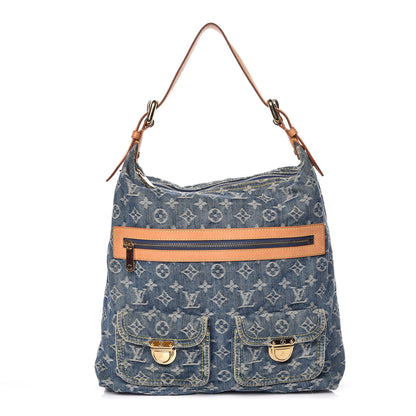 Louis Vuitton Denim Baggy GM Blue 1 of 14